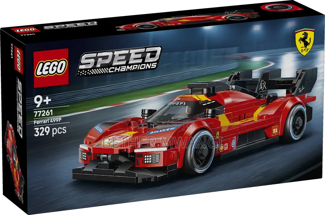 LEGO Speed Champions Ferrari 499P - Ferrari Merch - Race Car Set