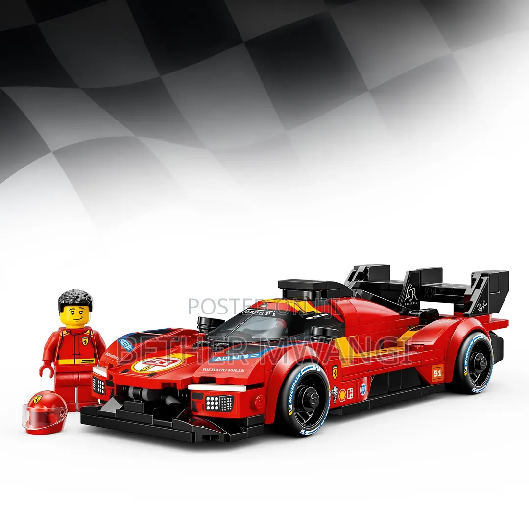 LEGO Speed Champions Ferrari 499P - Ferrari Merch - Race Car Set
