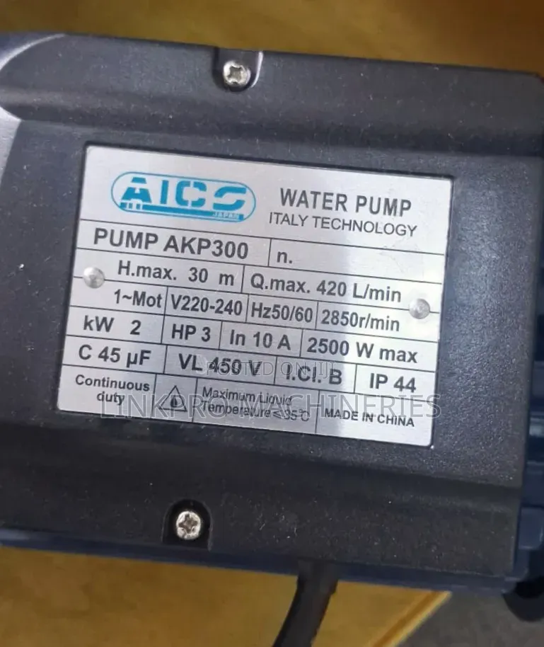 AKP300 Aico Japan Booster Pump 3HP 3 Inches A