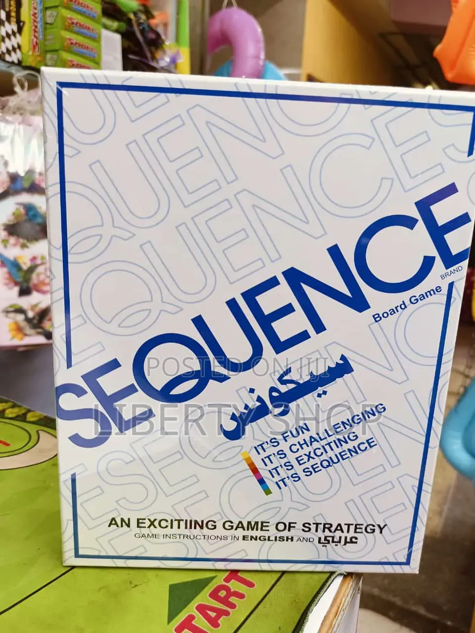 Sequence Board Game – Strategic Card and Board Game for Family, Friend