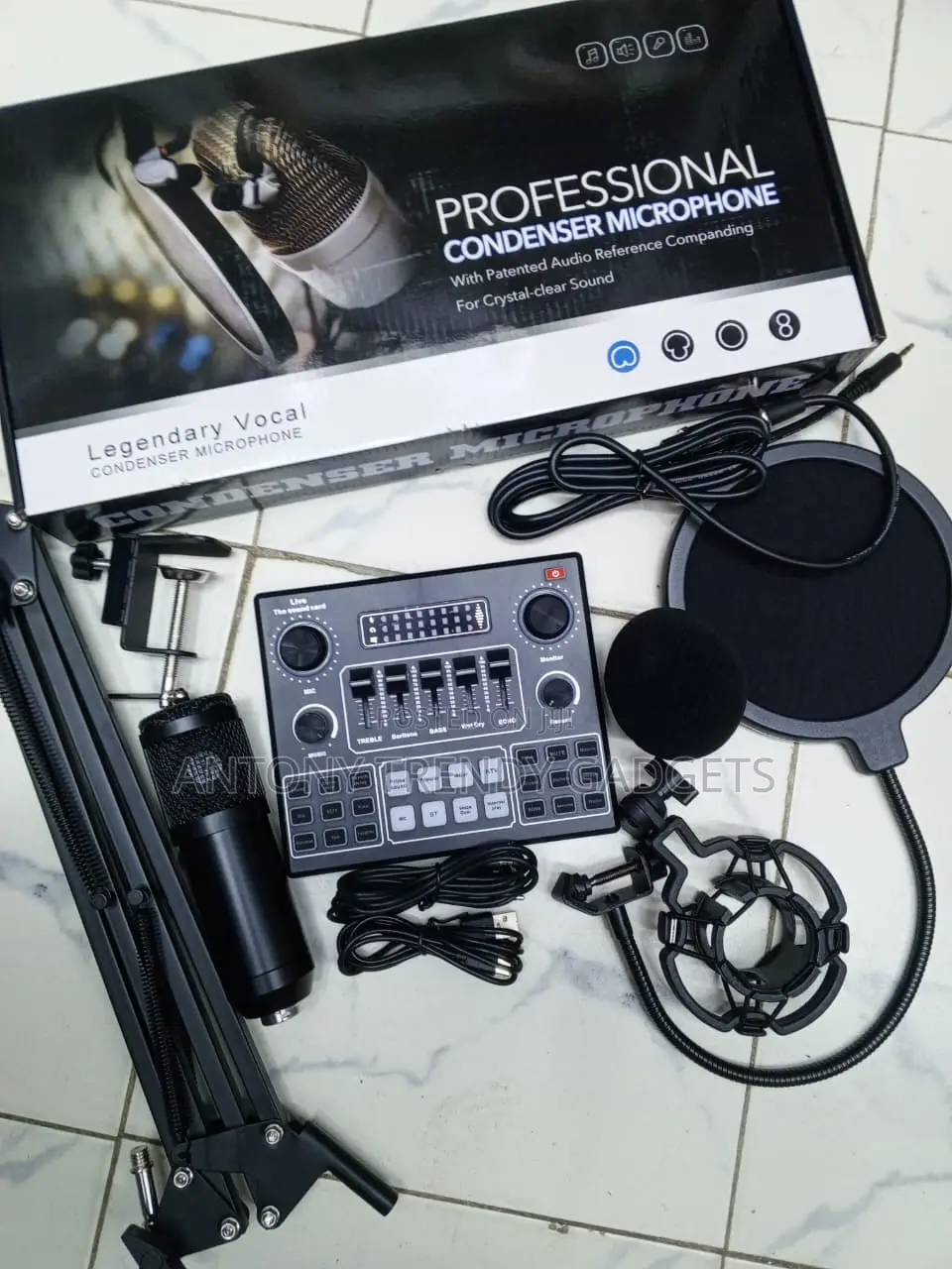 BM800 Vocal Mic Set for YouTube Streaming Gaming and Singing