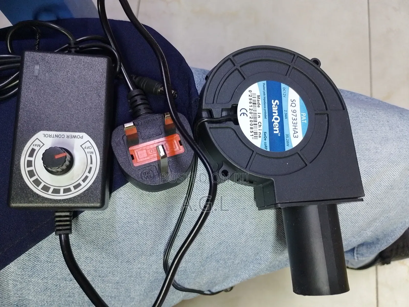 Dc Brushless Blower Fan for Used Oil Jikos in Nairobi Kenya