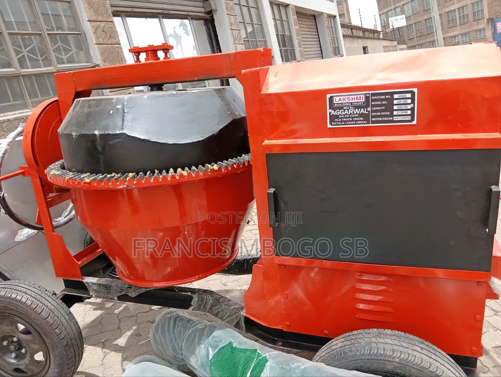 Indian Titan Concrete Mixer Diesel Powered