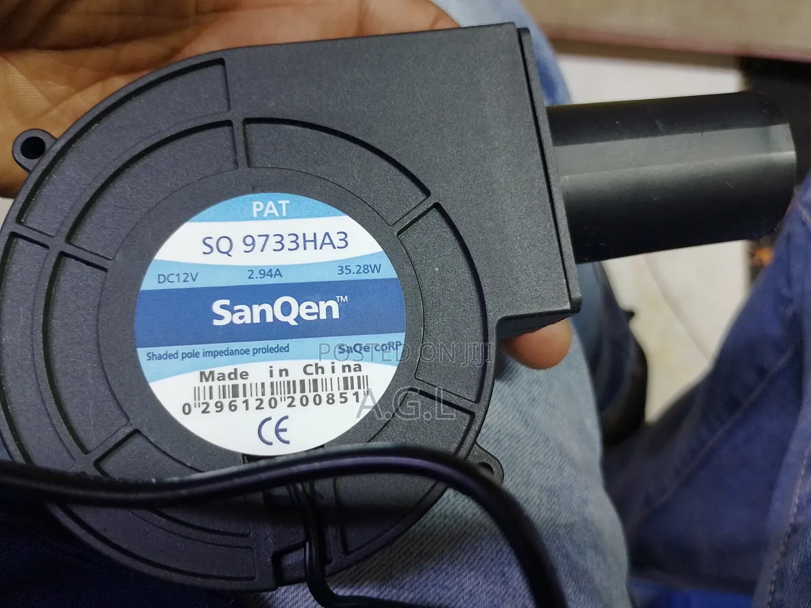 Dc Brushless Blower Fan for Used Oil Jikos in Nairobi Kenya