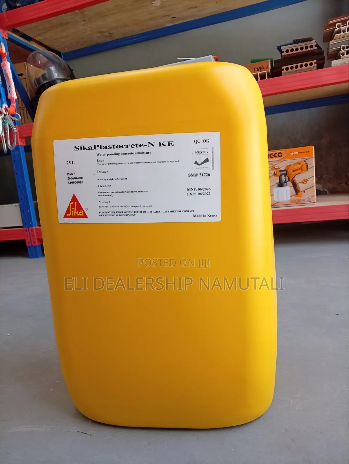 SikaPlastocrete-N KE Water-Resistant Concrete Additive