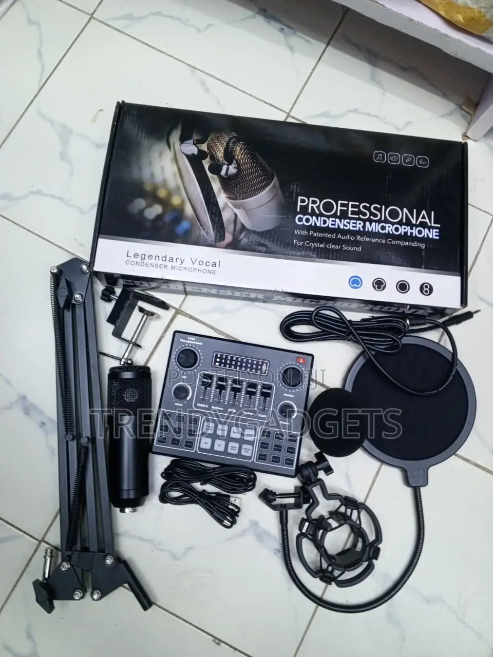 Professional BM800 Microphone Kit for Streaming and Singing