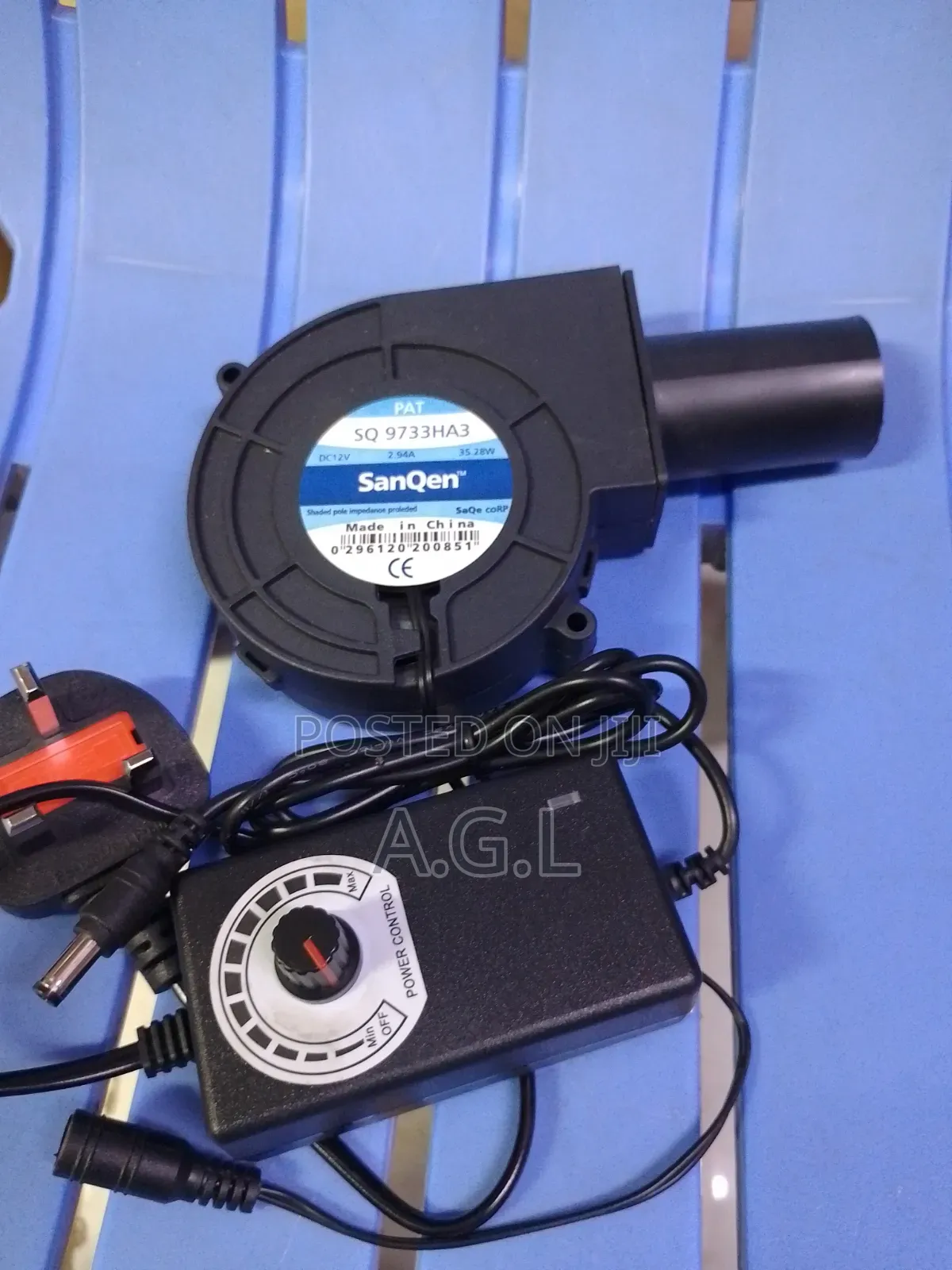 Used Oil Jiko DC12 v Brushless Blower Fan