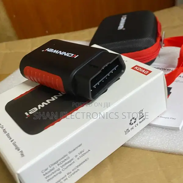 KDIAG Konnwei OBD2 Bluetooth Reader for Vehicle Engine Diagnostics