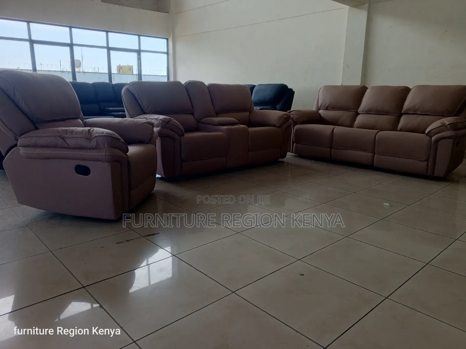 Six-Seater King-Size Recliner Sofa, Luxurious