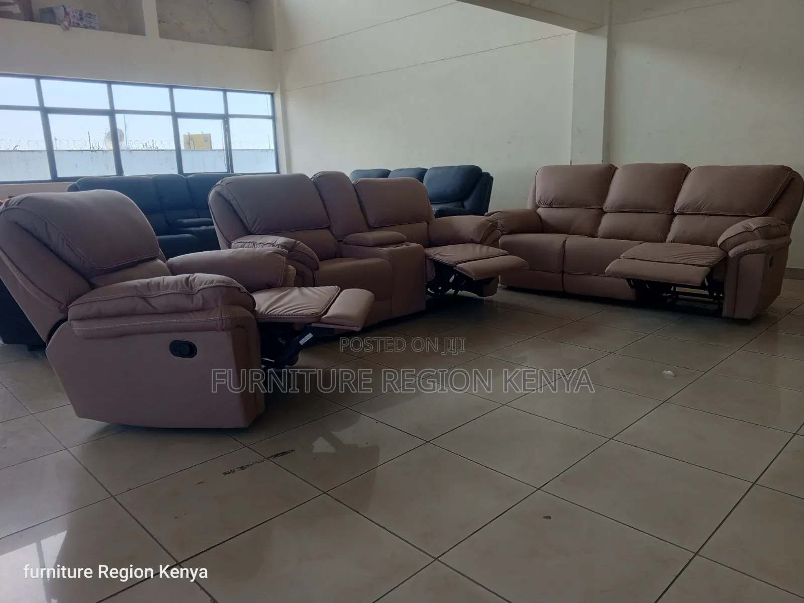 Six-Seater King-Size Recliner Sofa, Luxurious