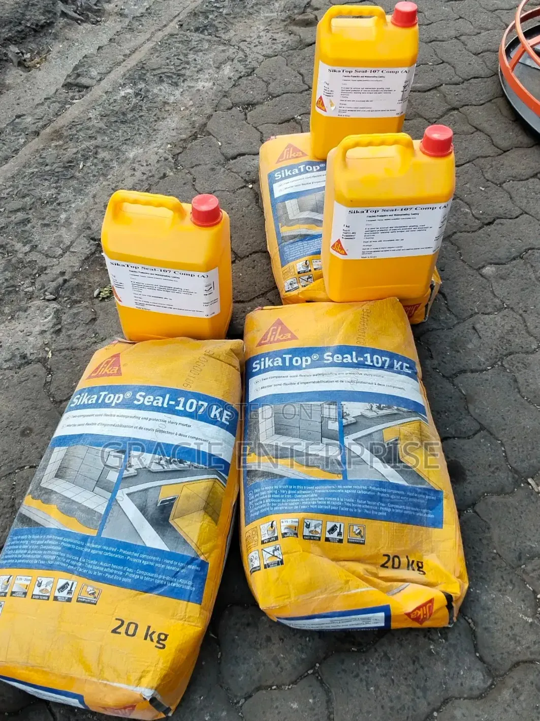 Cementitious Waterproofing, Sika Top Seal 107