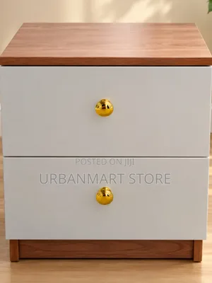 Brand New Wooden Bedside Drawer With Two Storage Drawers