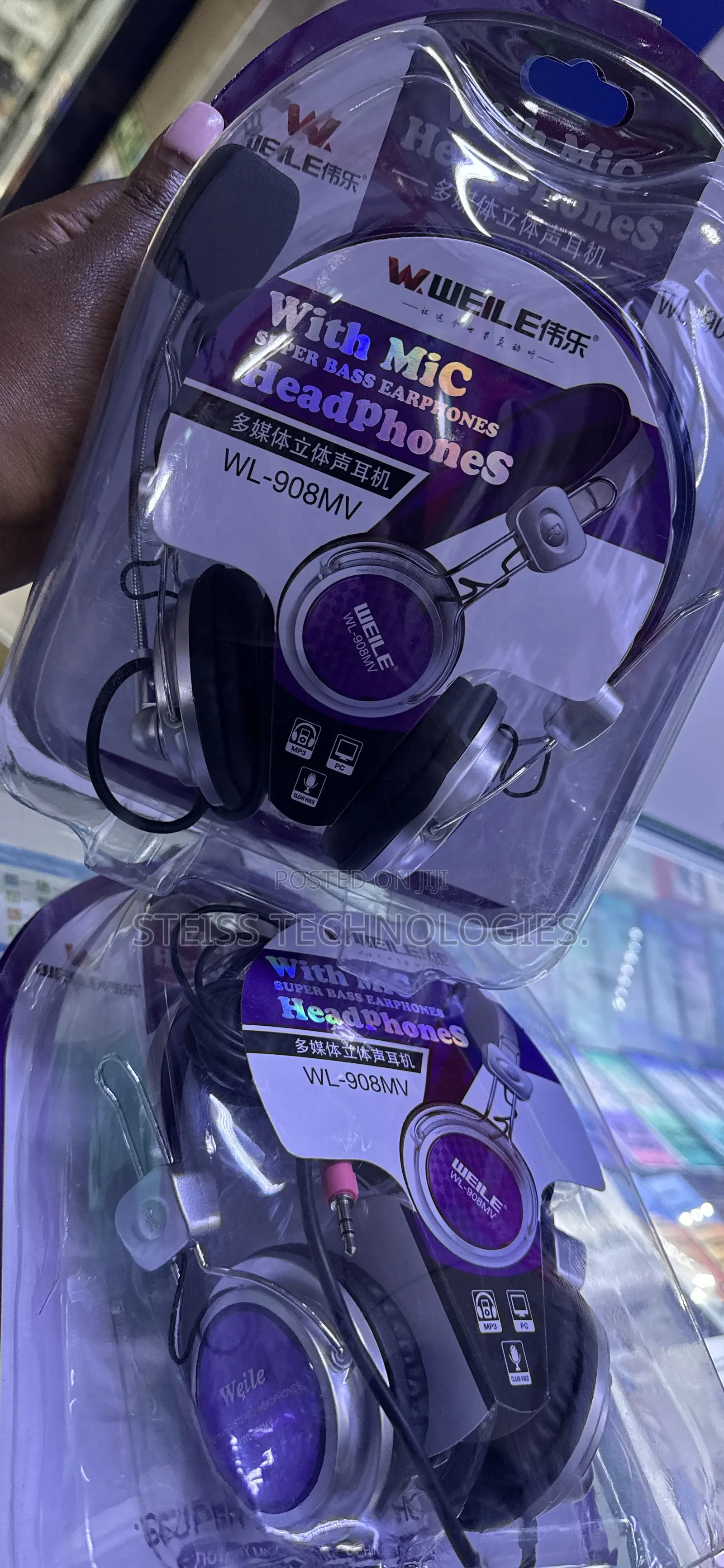 Weile Wired- Headphones With Mic