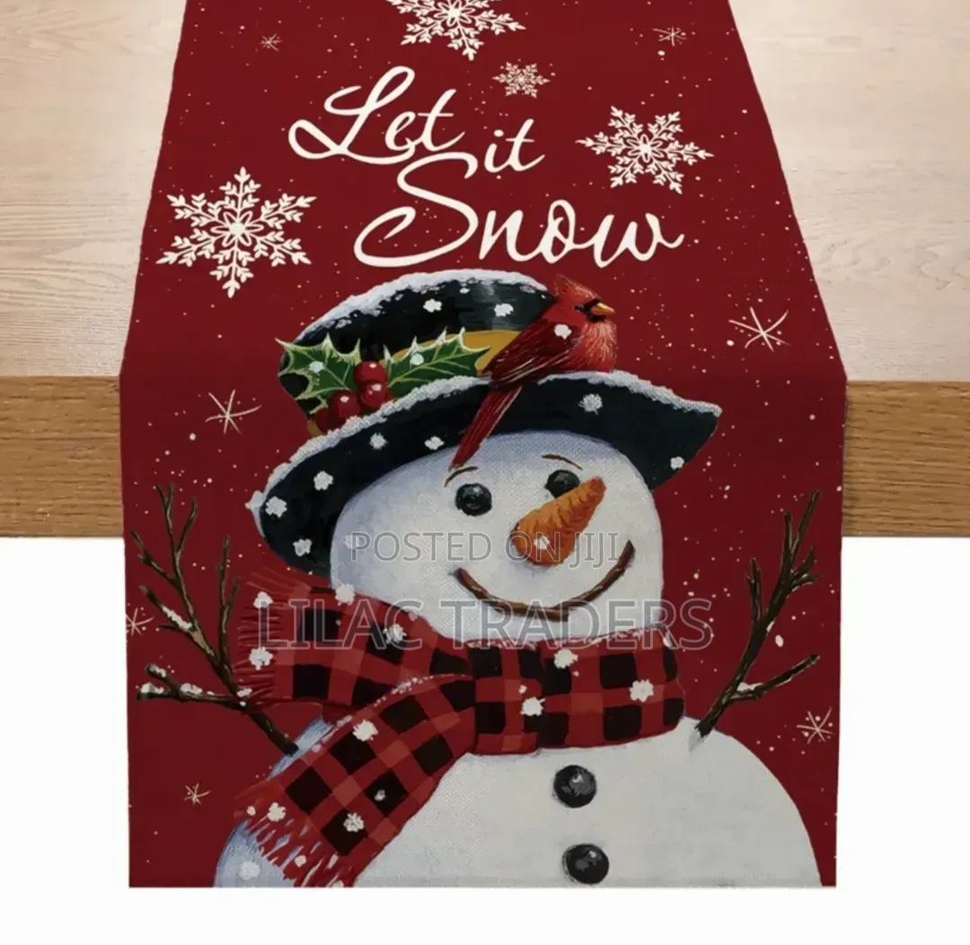 Festive Christmas Tablecloth Runner 33×185cm Bli