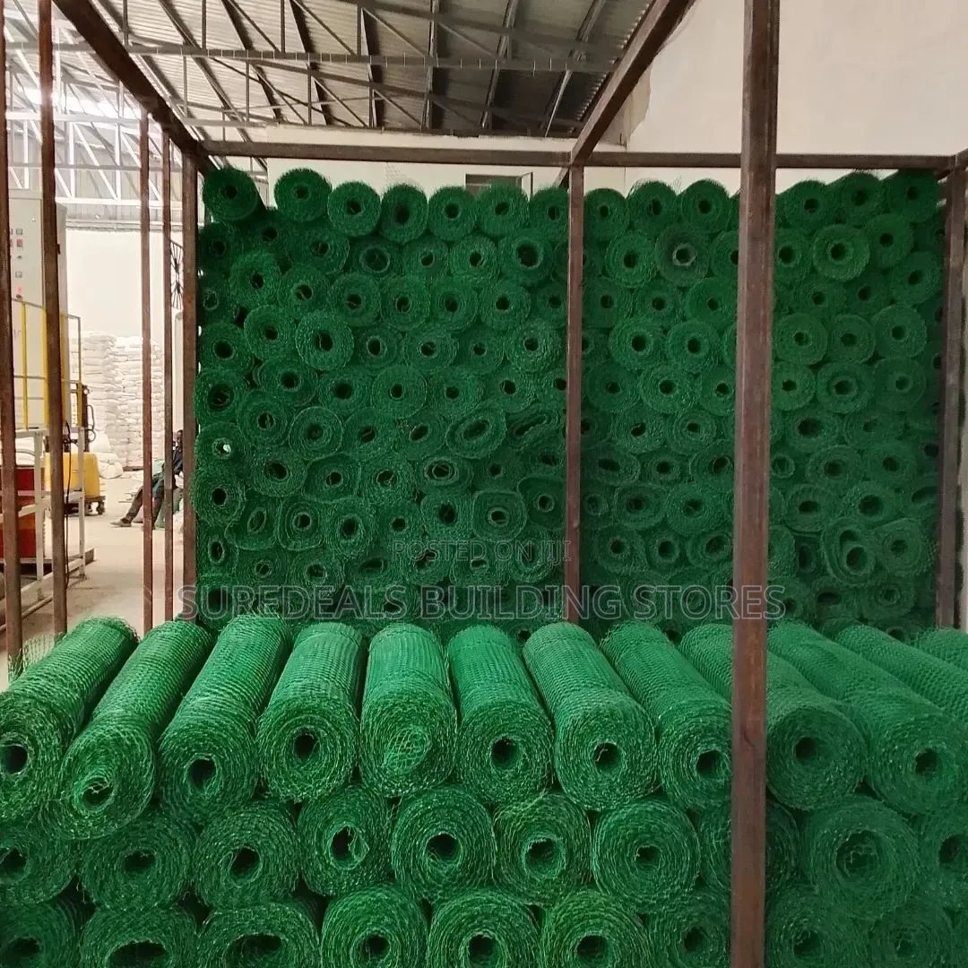 Green Plastic Poultry Mesh Roll, 1m * 25m