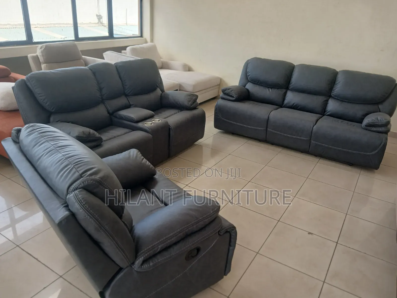 Premium Soft Fabric Six-Seater King-Size Imported Recliner Sofa