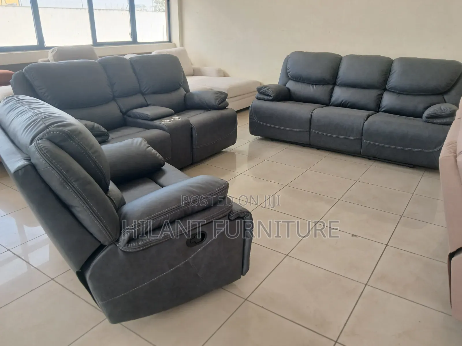 Premium Soft Fabric Six-Seater King-Size Imported Recliner Sofa