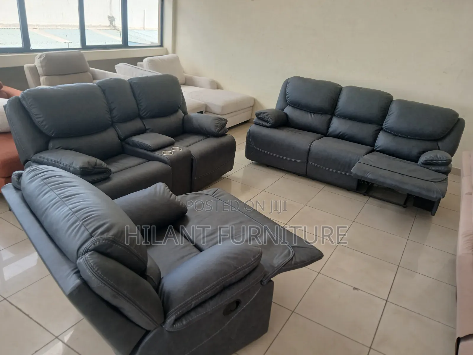 Premium Soft Fabric Six-Seater King-Size Imported Recliner Sofa