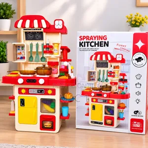 Kids Pretend Play Kitchen Set With Accessories – Toy Kitchen