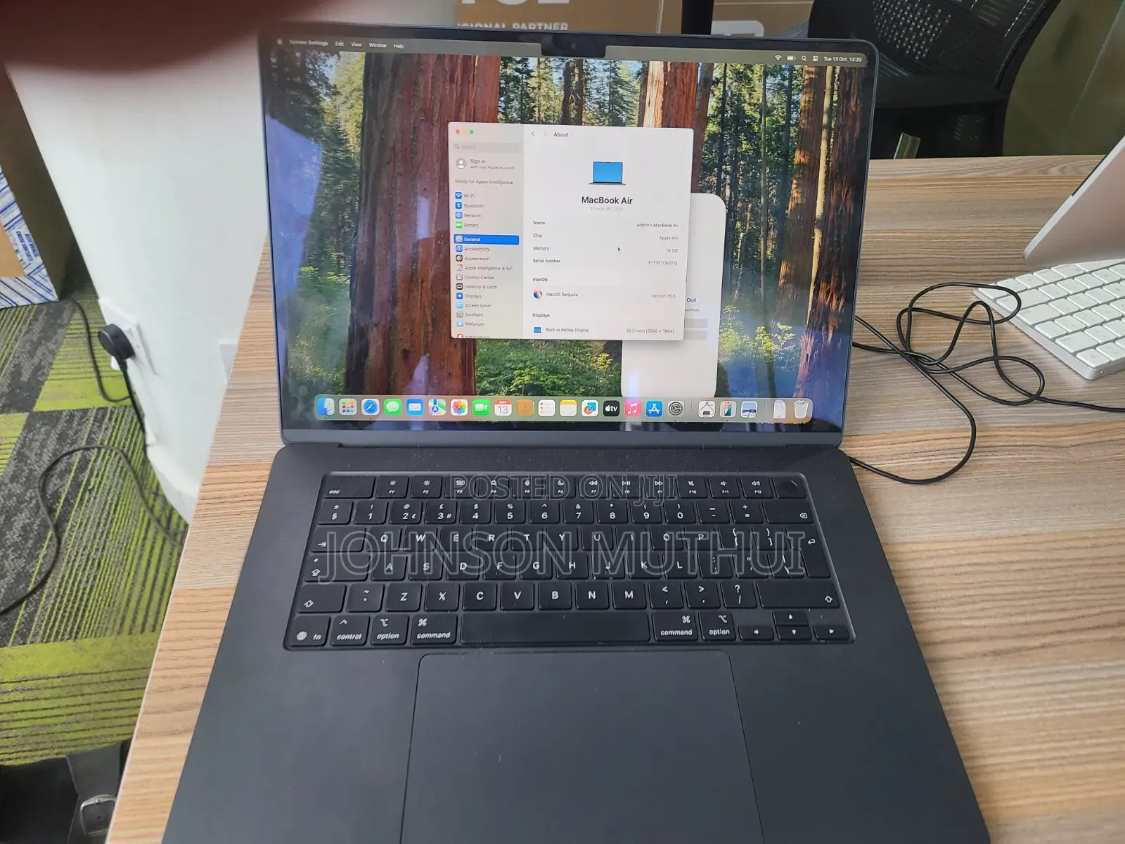 Laptop Apple MacBook Air 2025 M4 16GB Apple M4 SSD 256GB