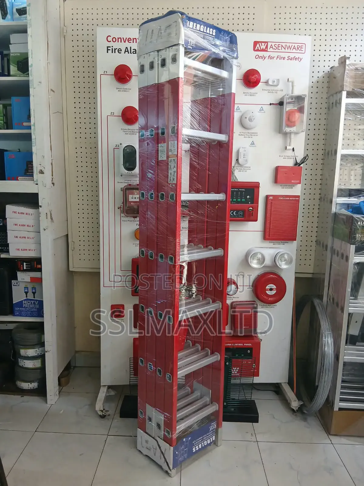 Fiberglass Foldable Ladder 4×7