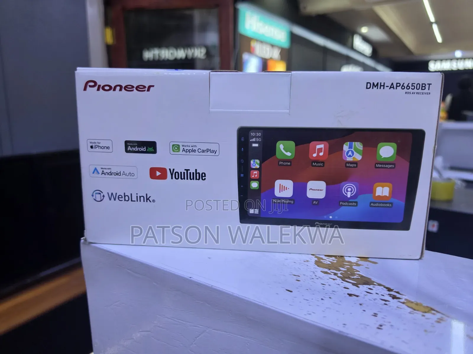 Pioneer DMH-AP6650BT 9" Wireless CarPlay / Android Auto Stereo
