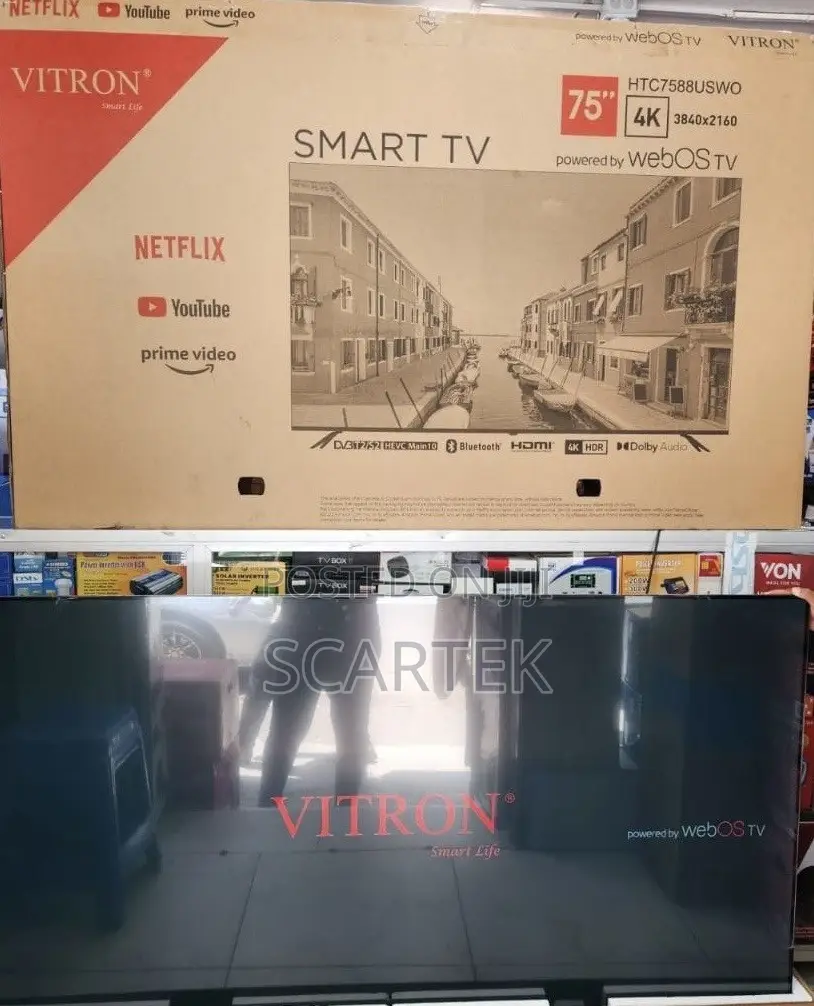 Vitron 75" 4K Ultra HD Smart TV Powered by webOD