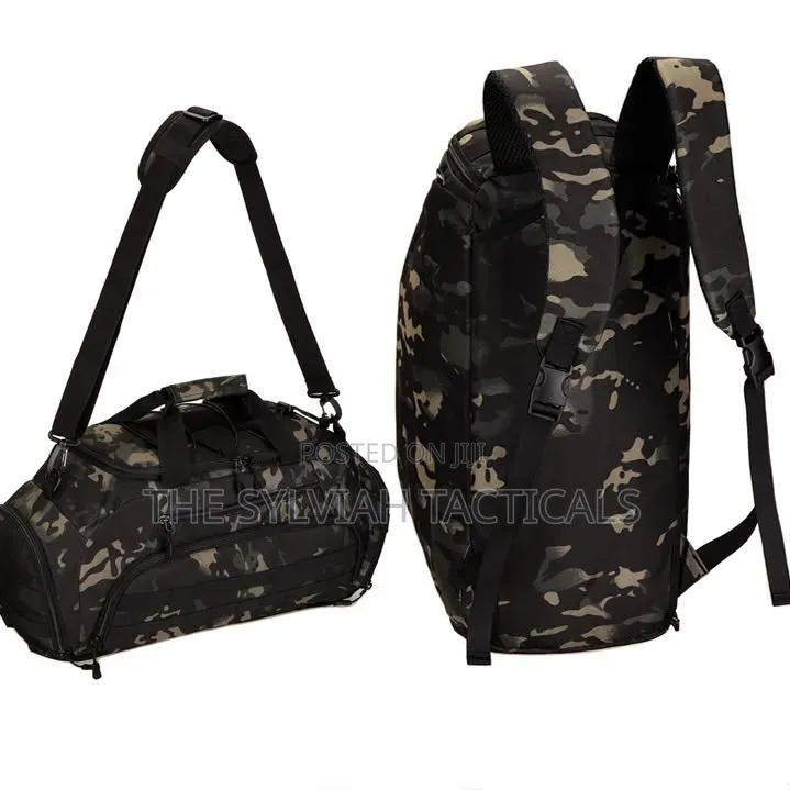 40L Duffle Bags Colours; Black, Brown & Black Camo