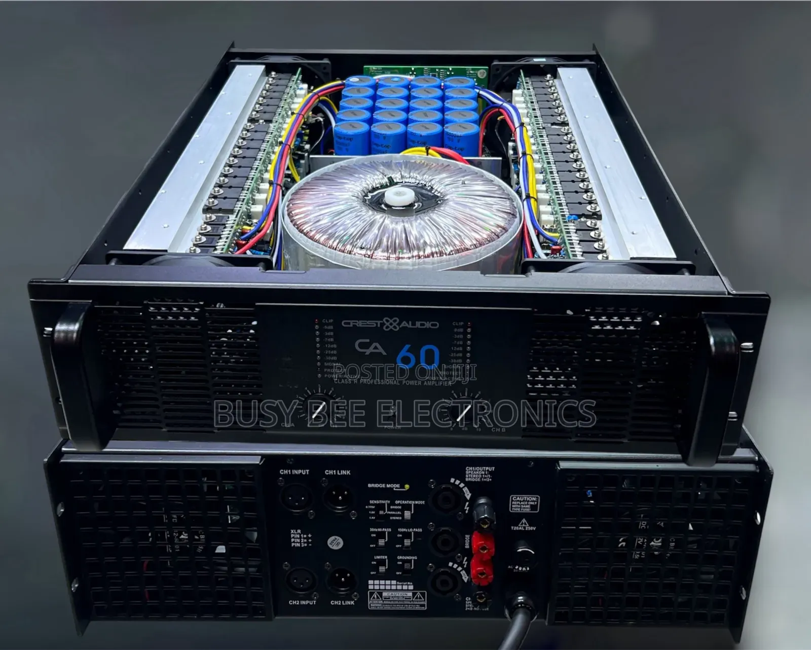 CA-60 Power Amplifier | 10,000W Peak / 5000W X 2 at 2-Ohms Stereo