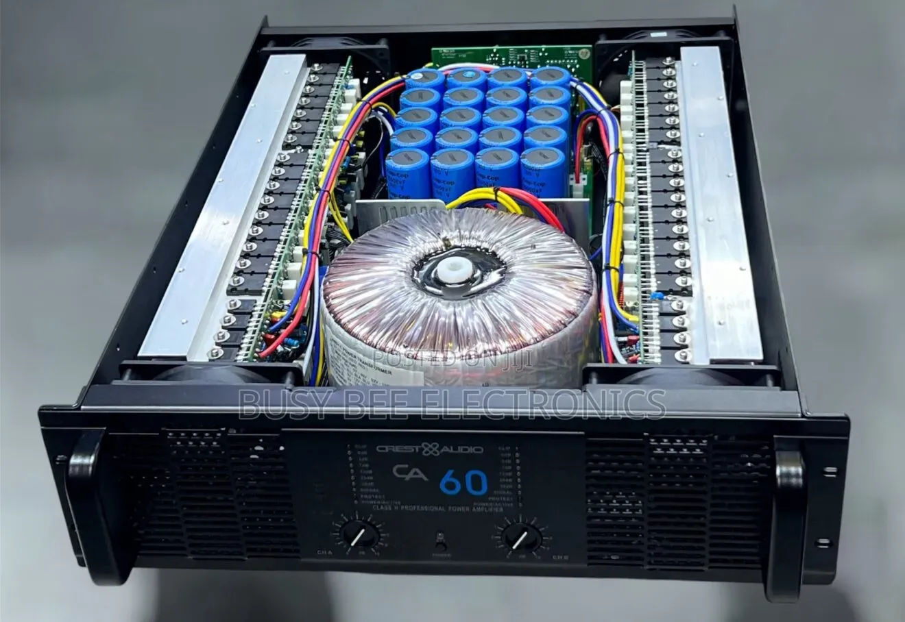 CA-60 Power Amplifier | 10,000W Peak / 5000W X 2 at 2-Ohms Stereo
