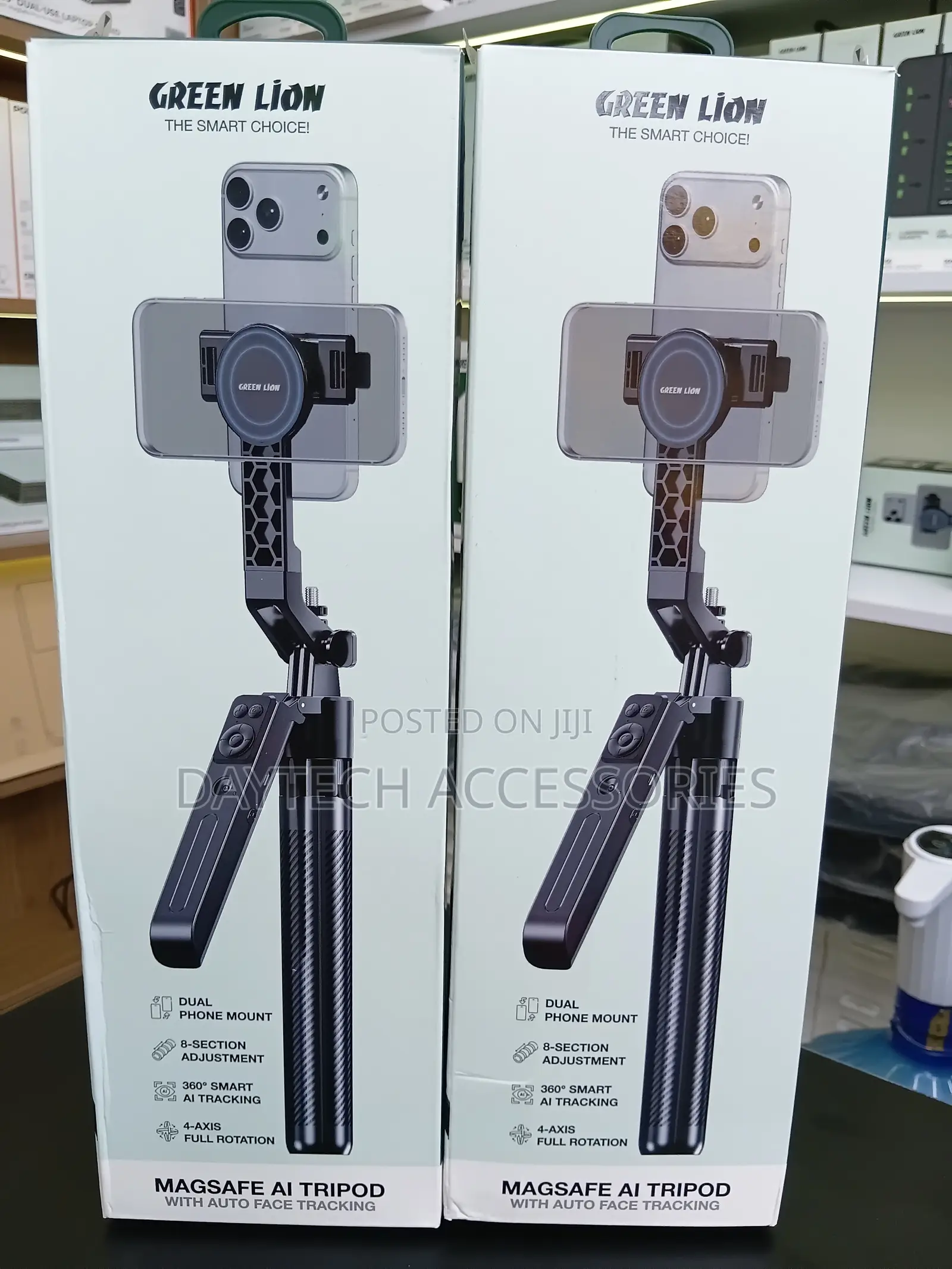 Green Lion MagSafe AI Tripod With Auto Face Tracking (GL-SSK05)