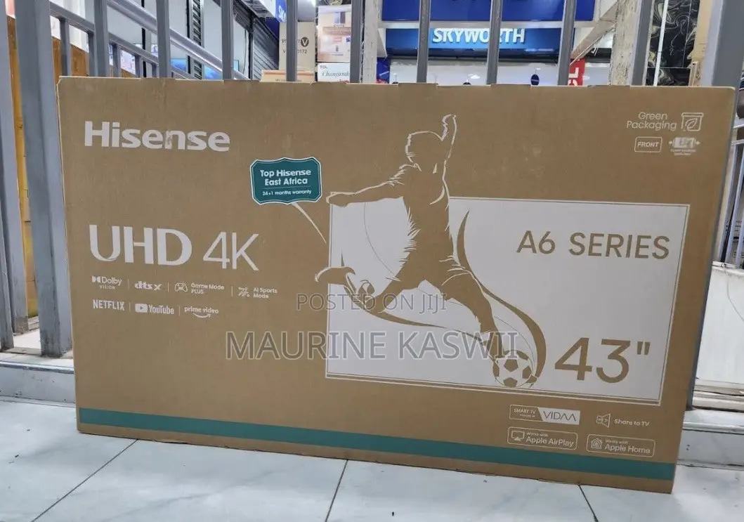 Hisense 43” 4k TV-43a6 Series43A6