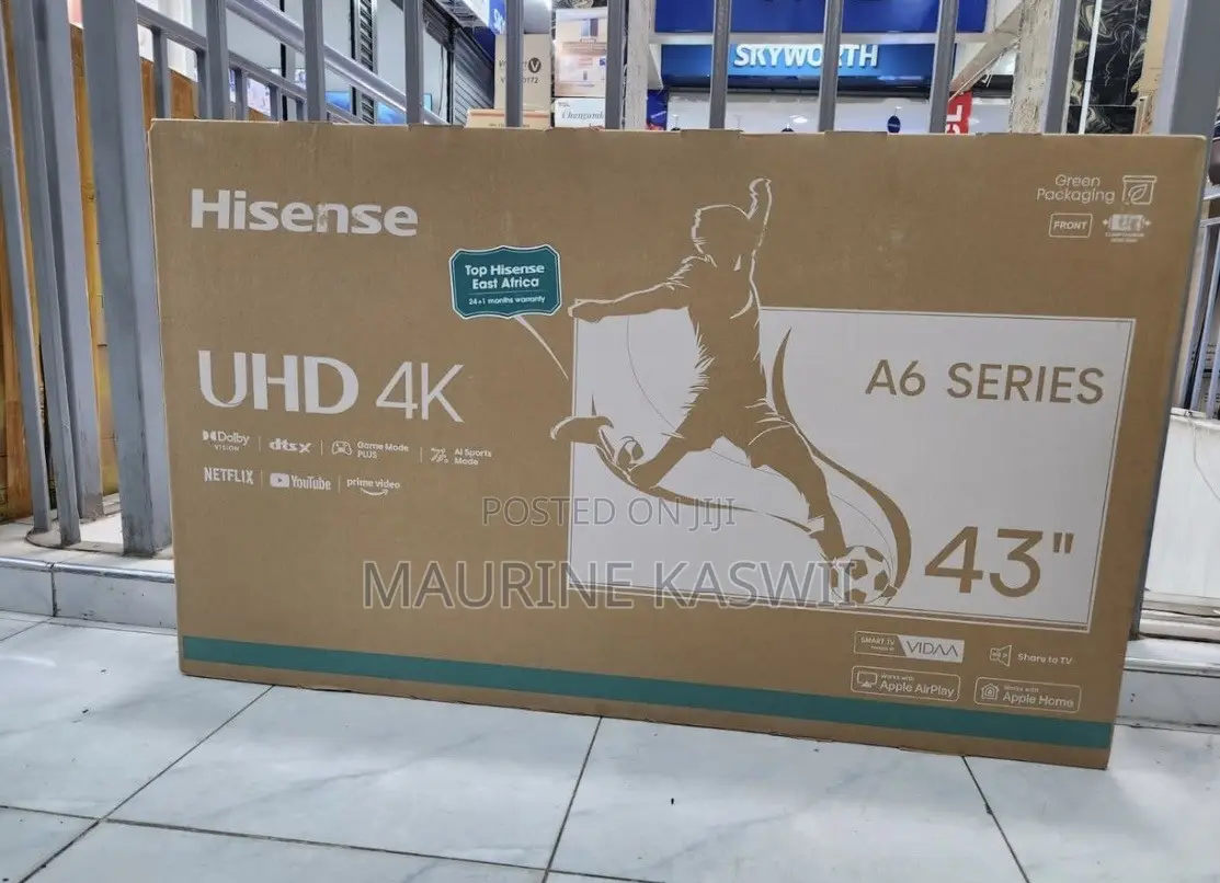 Hisense 43” 4k TV-43a6 Series43A6