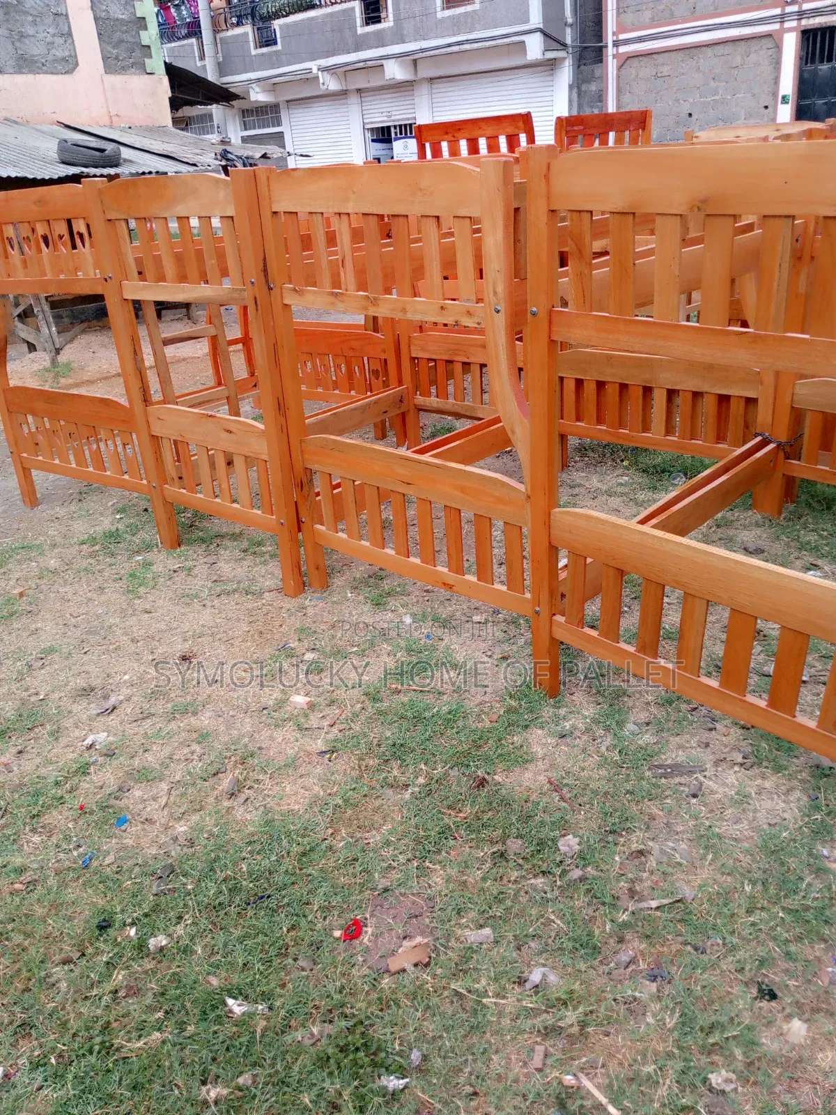 Mexcan Double Decker Hardwood Bed. Double Decker 4*6 by 3.5*6