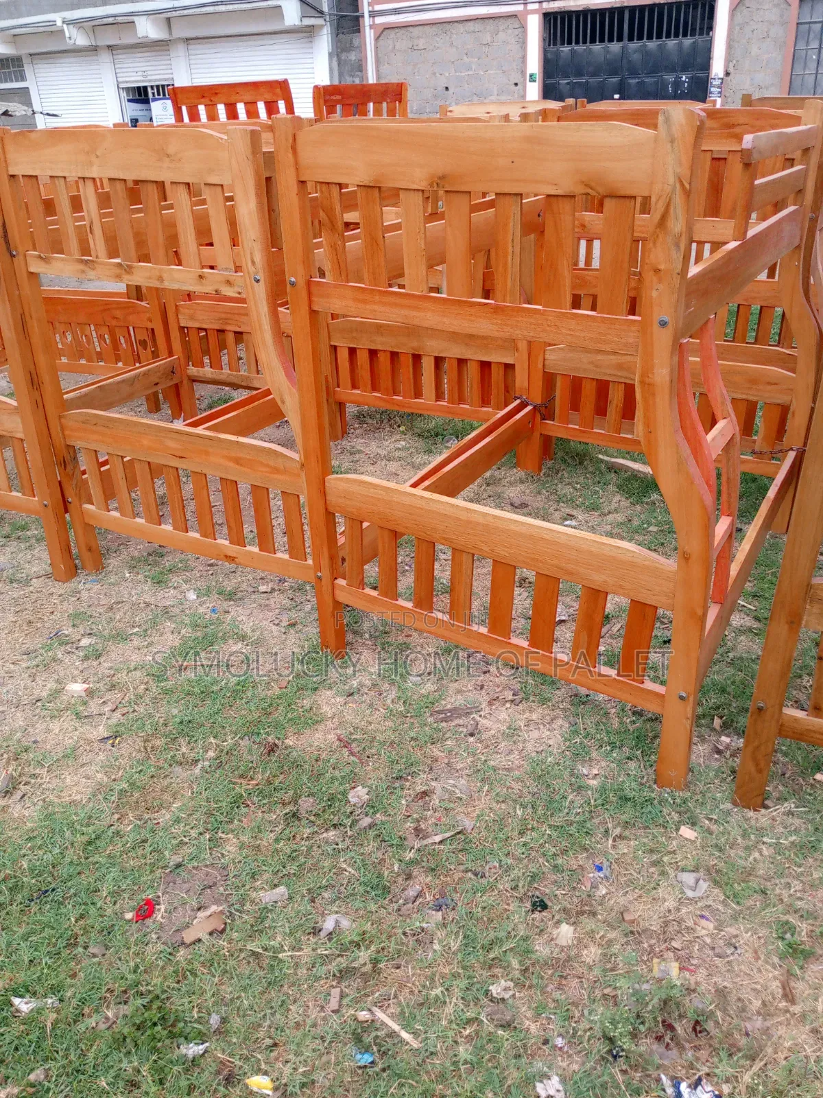 Mexcan Double Decker Hardwood Bed. Double Decker 4*6 by 3.5*6