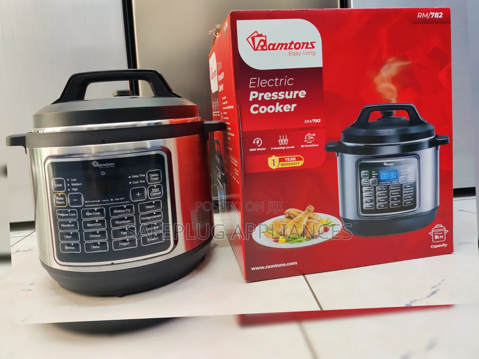 10L Electric Pressure Cooker – Large Capacity Cooker for Family Meals
