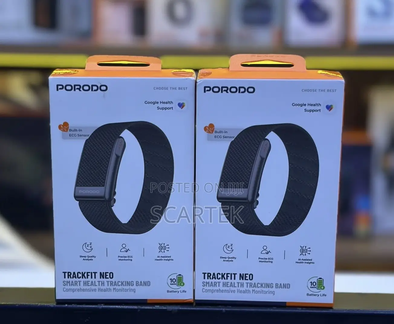 Porodo TrackFit Neo Smart Health Tracking Band.