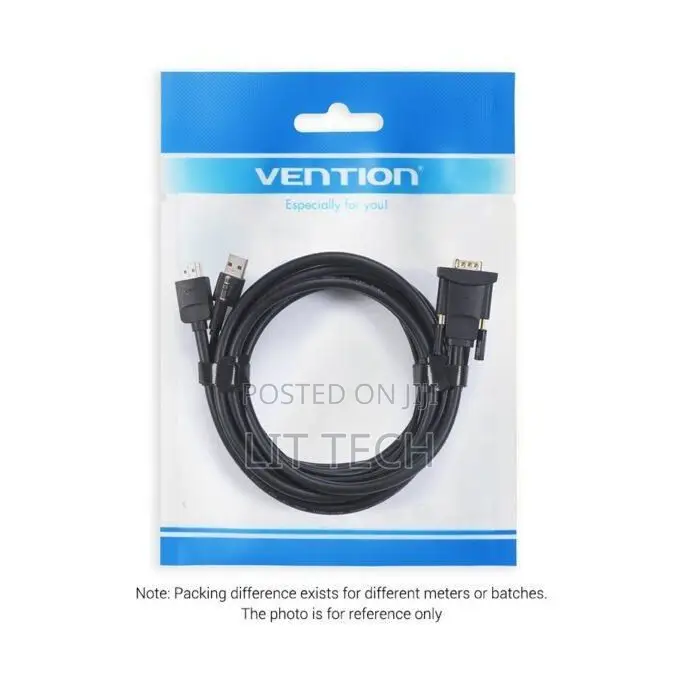 Vention HDMI to VGA Cable With Audio Output & USB Power Supply 1.5M