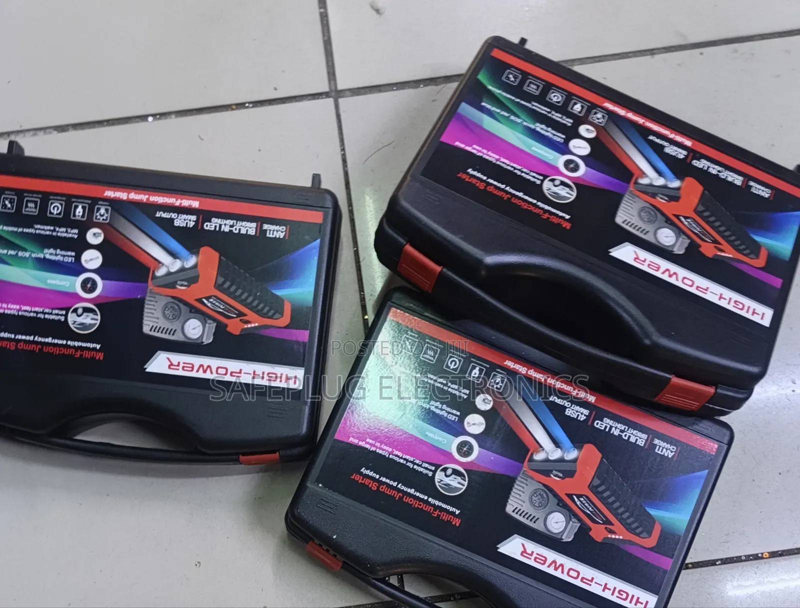 High-Power 12V Auto Jump Starter Kit