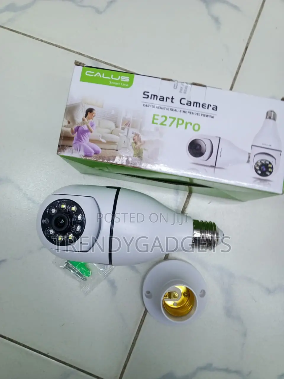 CALUS 360° E27 WiFi Bulb Camera With Motion Detection Alerts