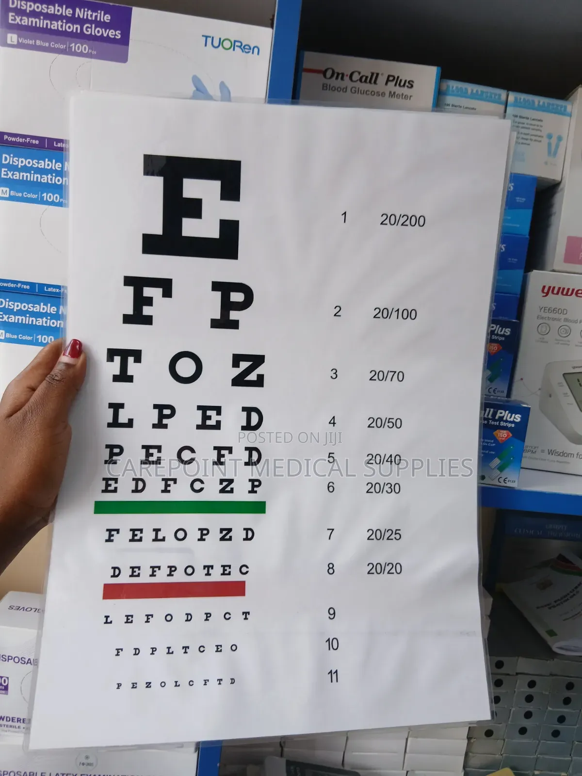 Snellen Chart (Eye Chart)