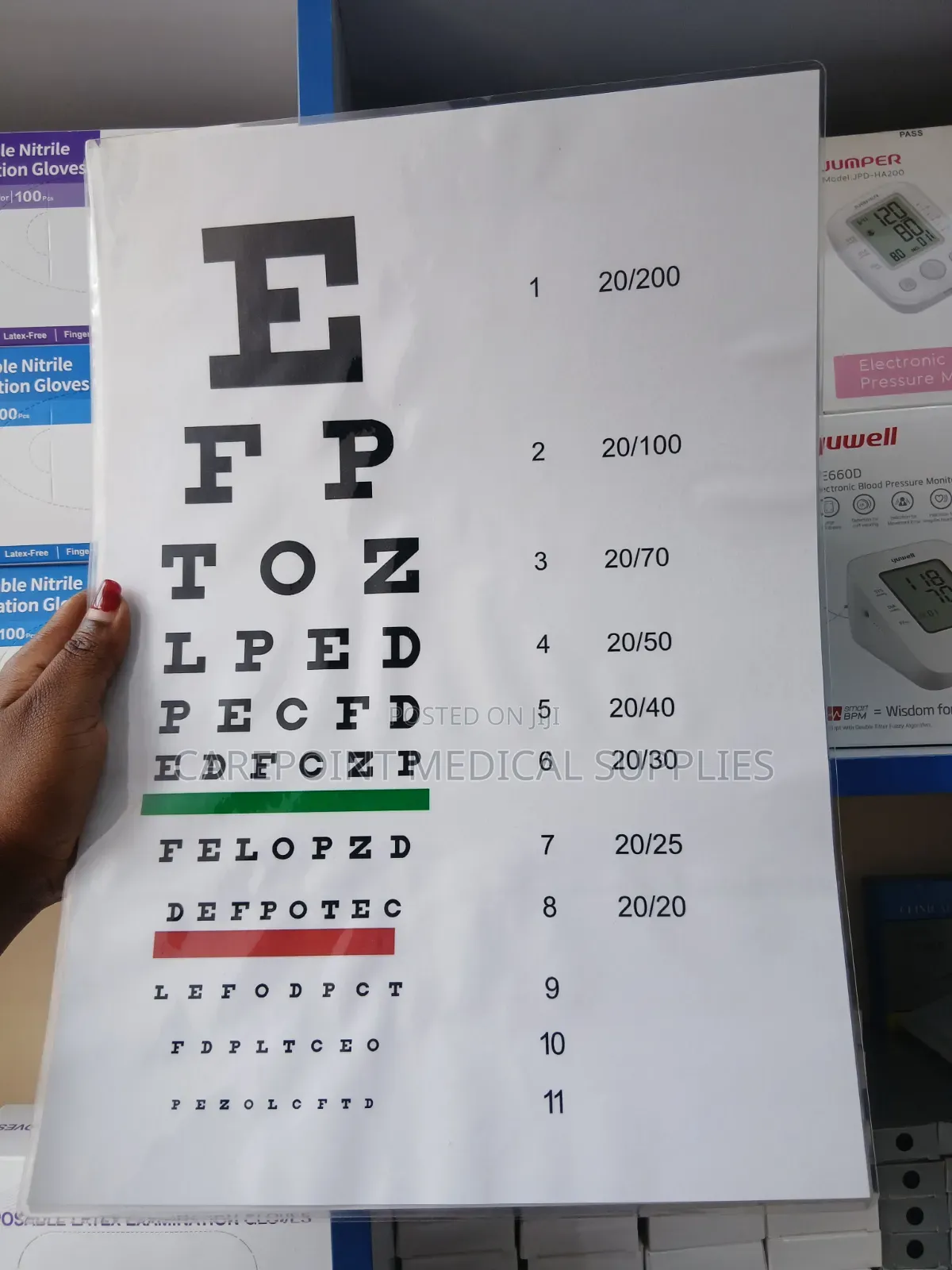 Snellen Chart (Eye Chart)