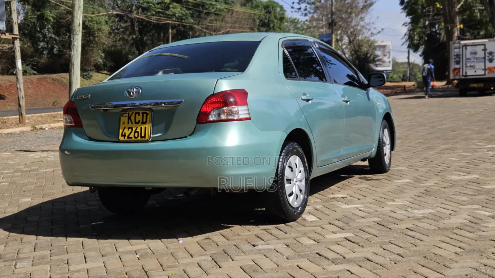 Toyota Belta 2008 Blue