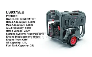 Premier Gasoline Generator*
8.3kw