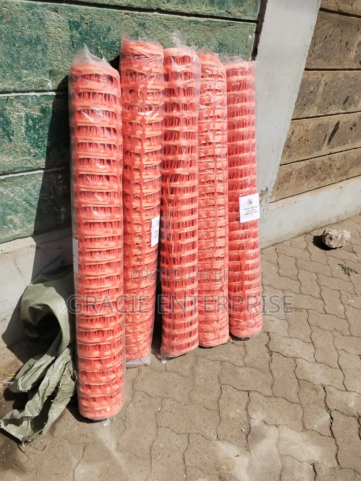 Heavy Duty Orange Safety Barrier Net