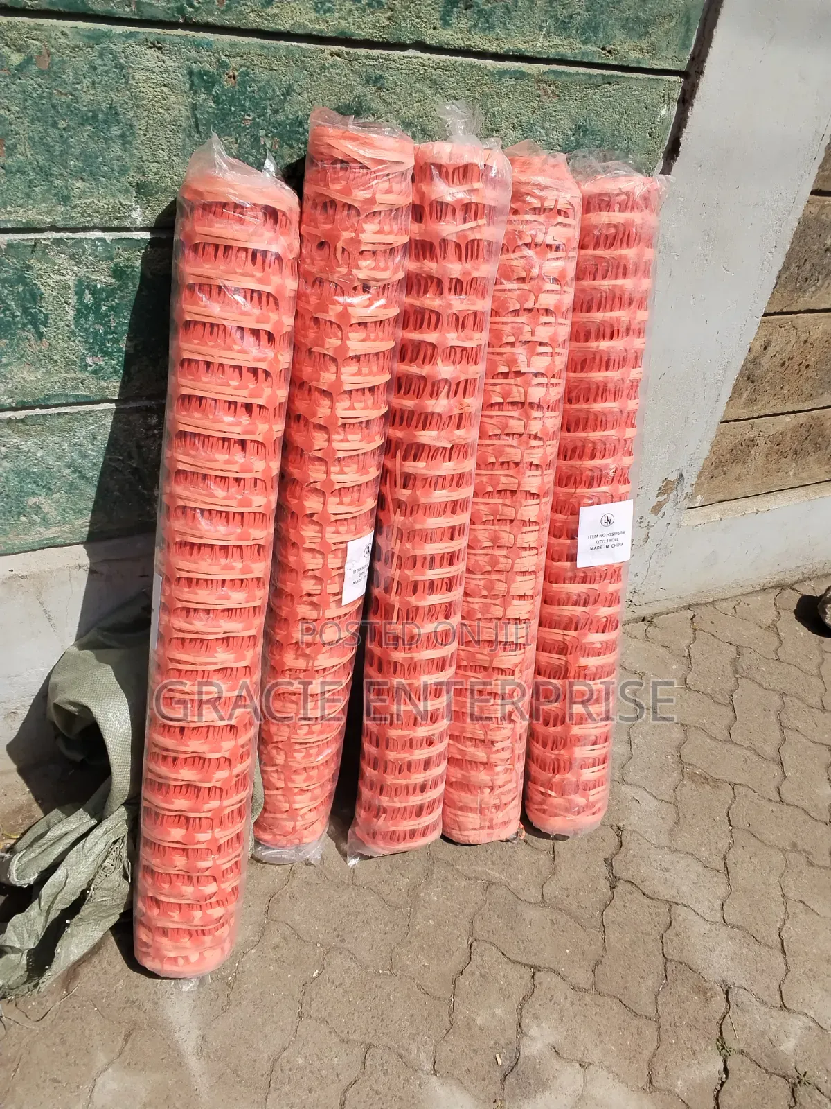 Heavy Duty Orange Safety Barrier Net