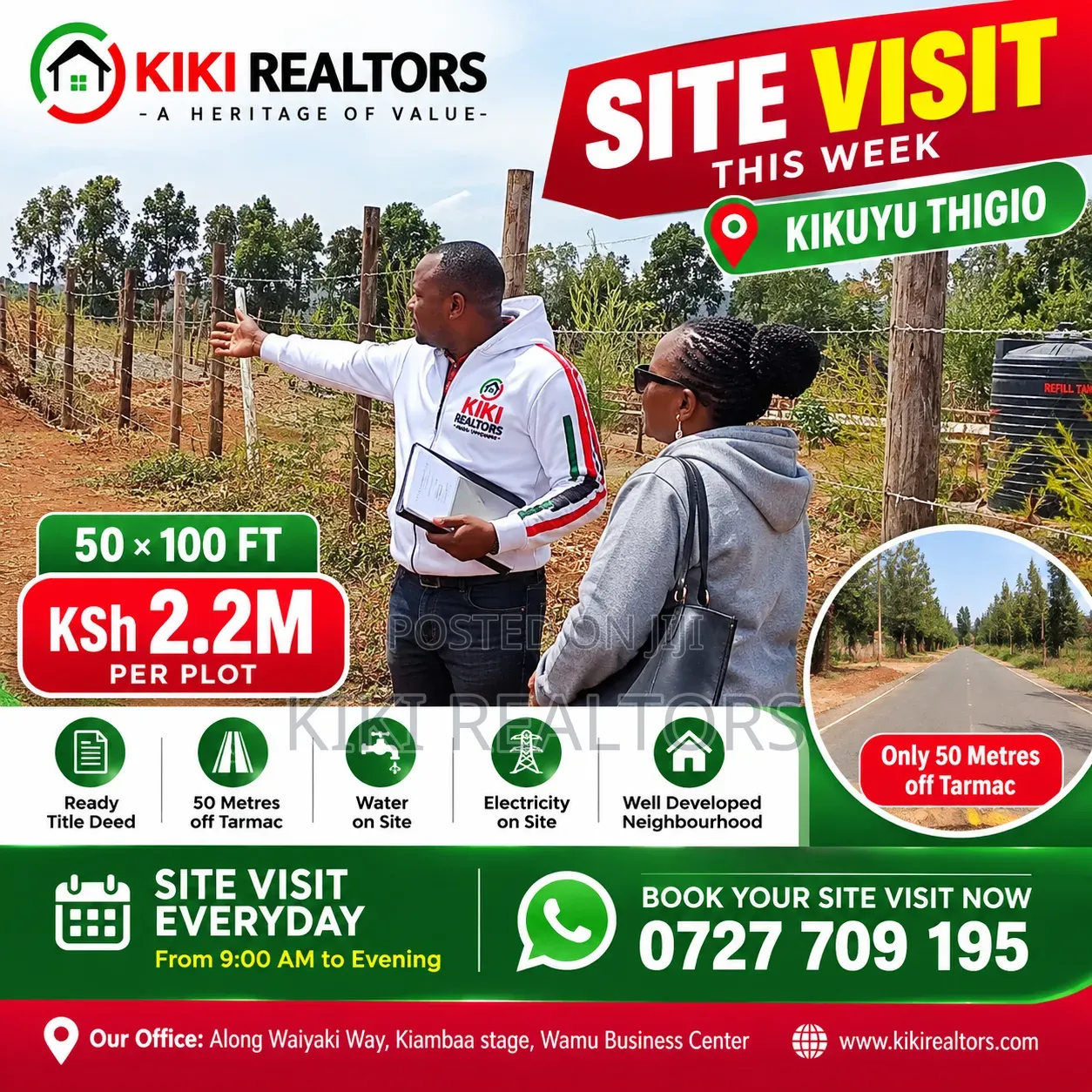 Kikuyu Plots for Sale Agent