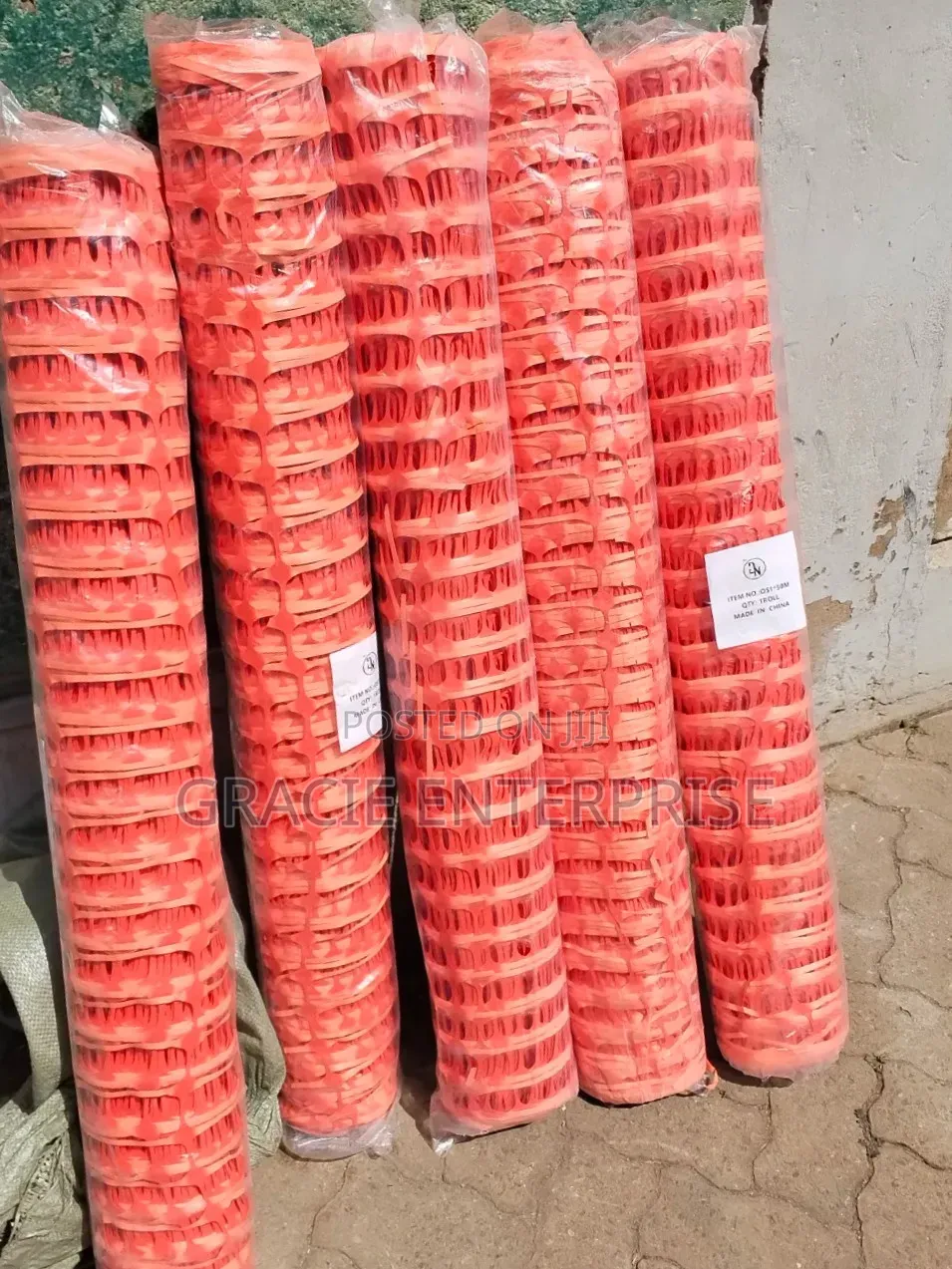 1m by 50m Barrier Net, Orange Net