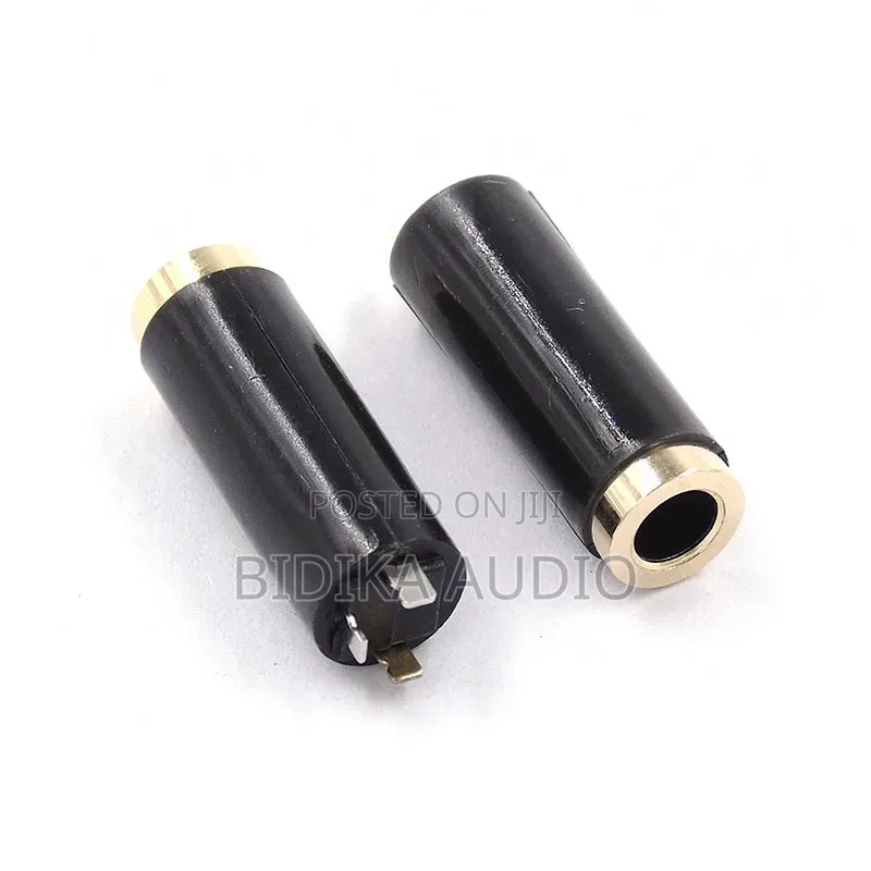 3.5mm 3 Pin Cylindrical Stereo Female PCB Adapter Audio