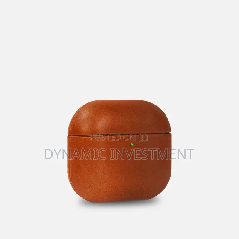 Leather AirPods 5 (5th Generation) Case COVER - Saddle Brown